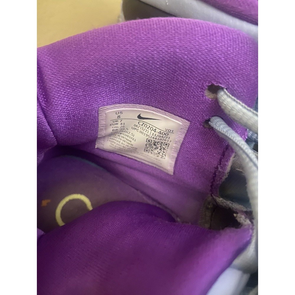 Size 8 - Nike Kyrie Infinity Aluminium Purple and Black - Picture 3 of 9